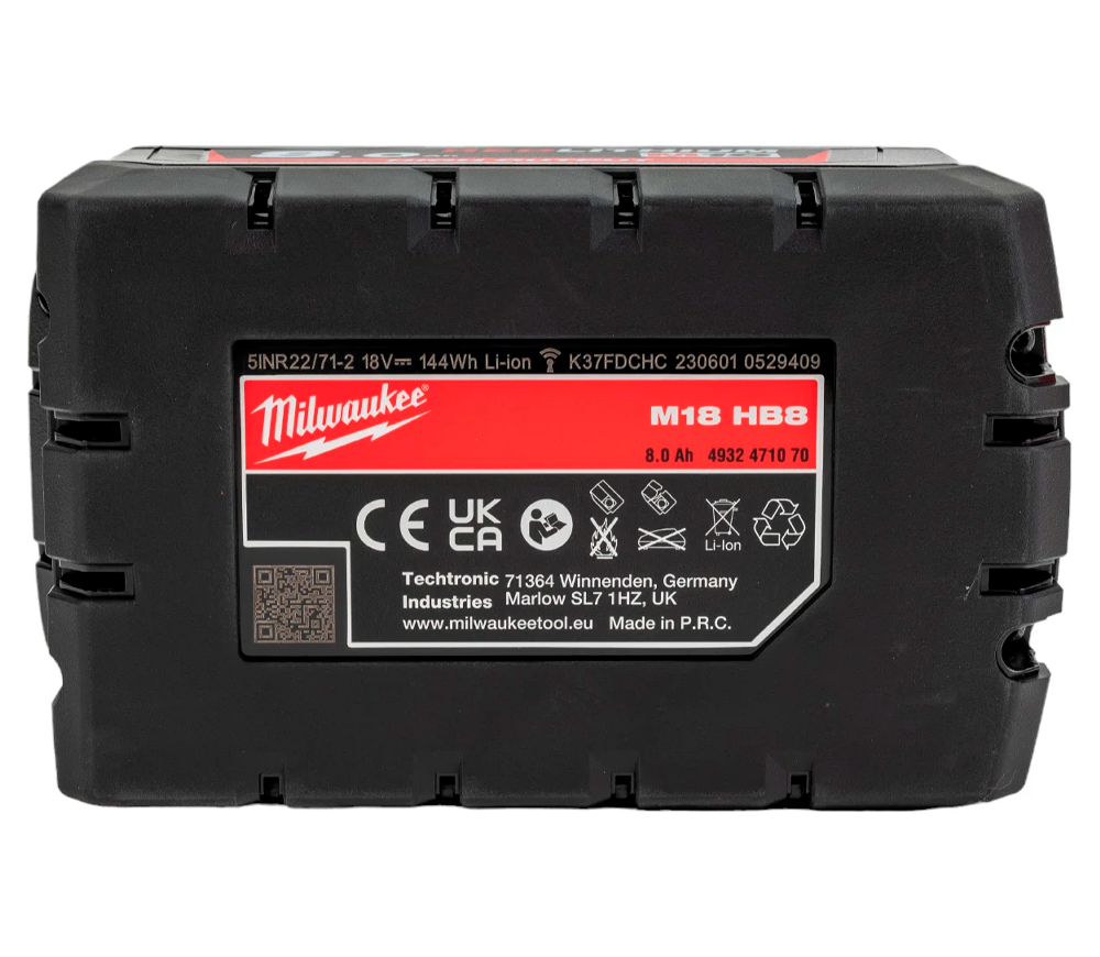 Acumulator MILWAUKEE M18HB8 Slider 18V 8Ah photo 1
