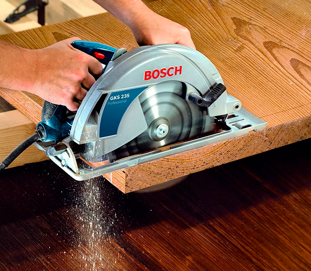 Fierăstrău circular BOSCH GKS 235 2050w 235mm photo 4
