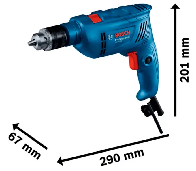 Mașină de găurit cu percutie BOSCH GSB 600 600w-2