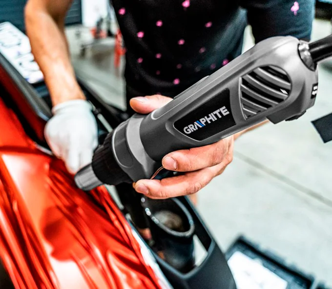 Фен строительный GRAPHITE 59G523 2000вт 550°C-9
