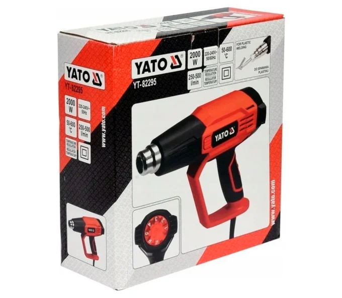 Suflantă de aer cald YATO YT82295 2000w 600°C-5