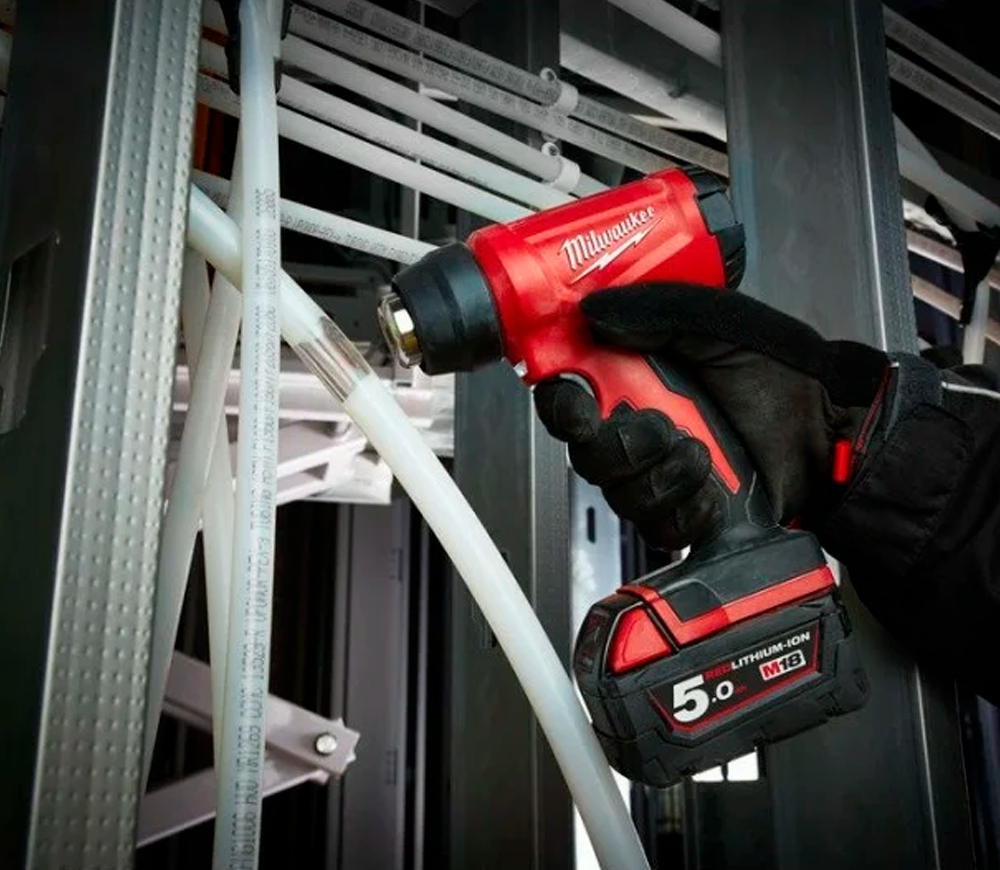 Фен строительный аккум. (без АБК) MILWAUKEE M18BHG-0 470°C photo 0