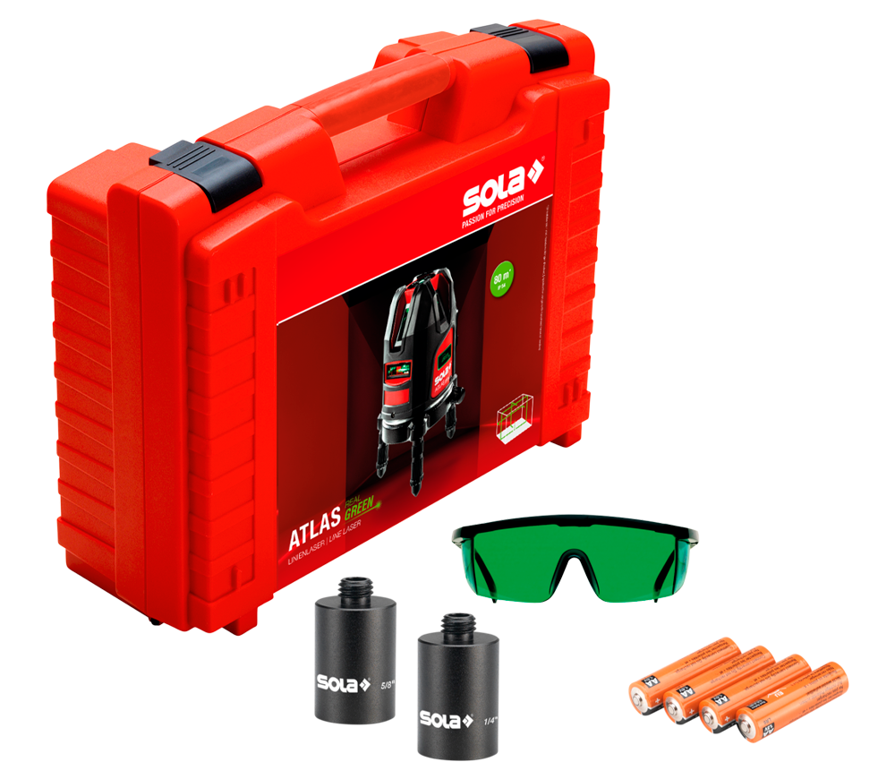 Nivelă cu laser Sola Atlas Green 4fascicole 25m photo 1
