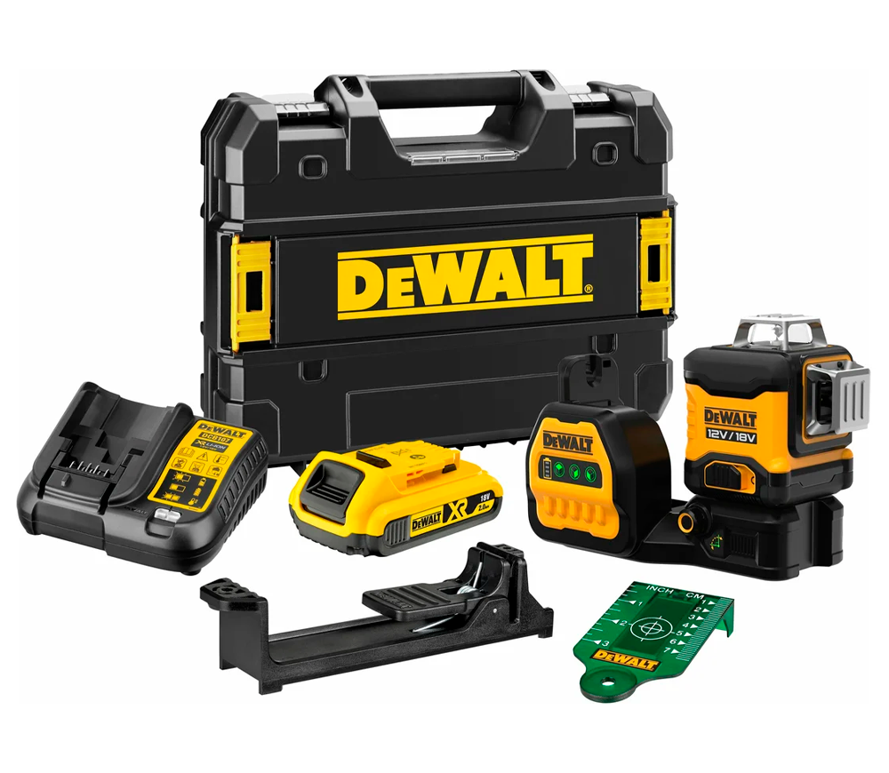 Лазерный уровень DEWALT  DCE089D1G18-QW 3луча 50m photo
