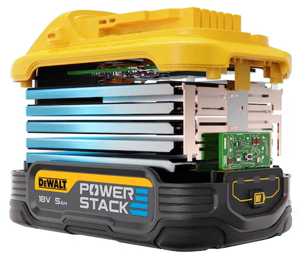 Набор аккумуляторов 2шт. DEWALT Powerstack DCBP518H2 Слайдер 18В 5Ач photo 3