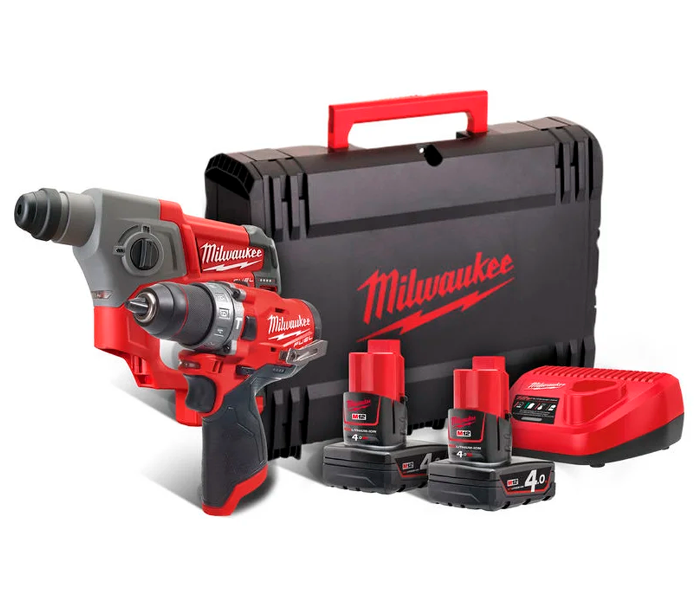 Набор инструментов MILWAUKEE FPP2B-402X 1.1Дж 12В 4Ач photo
