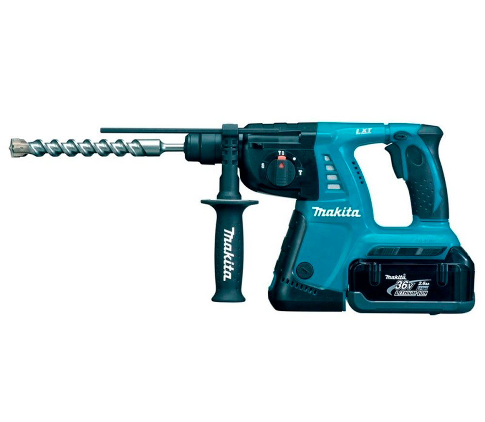Ciocan rotopercutor cu acumulator MAKITA BHR261RDE 3J 36V 3Ah photo