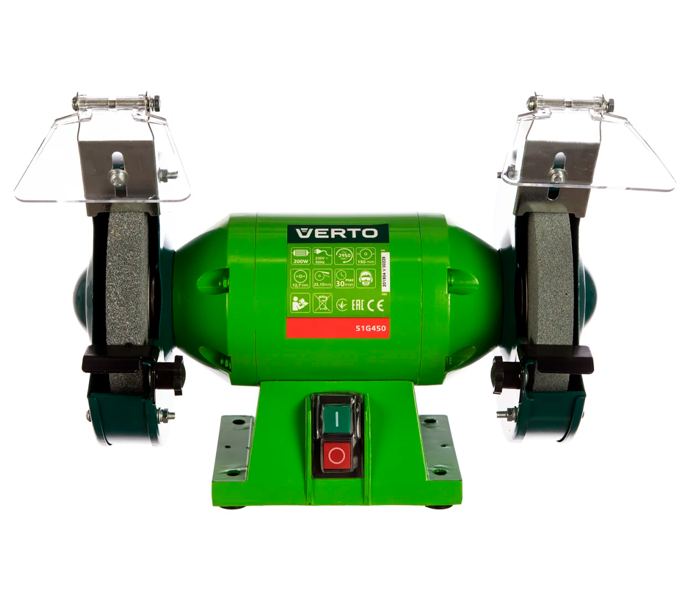 Точильный станок Verto 51G450 200вт 150мм photo 0
