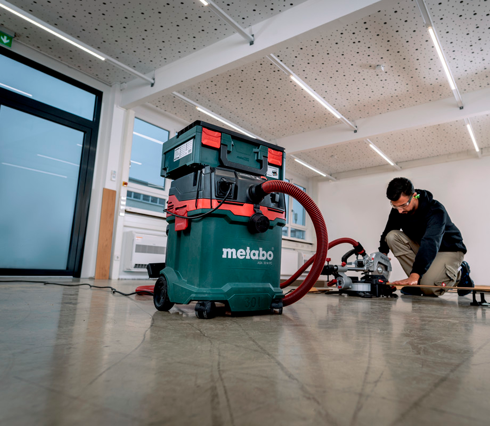 Aspirator industrial METABO ASA 30 M PC 1200w 225mbar 30L photo 0