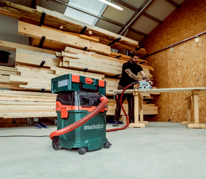 Пылесос промышленный METABO ASA 30 M PC 1200вт 225мбар 30л-4
