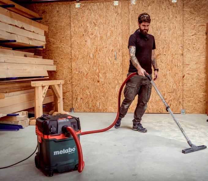 Пылесос промышленный METABO ASA 30 M PC 1200вт 225мбар 30л-5