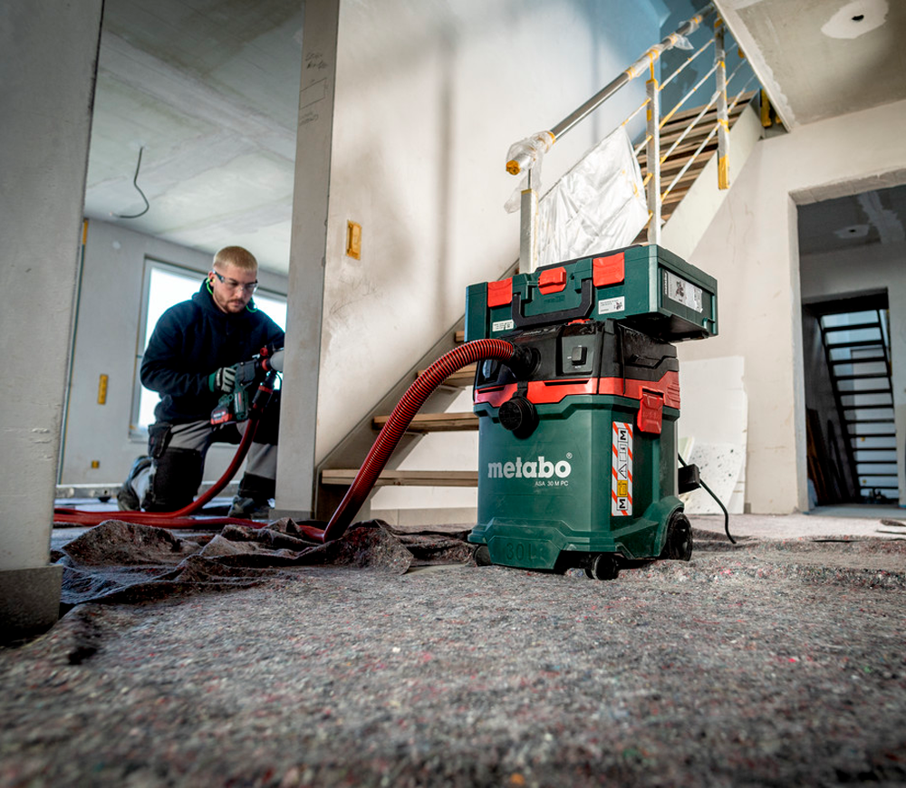 Aspirator industrial METABO ASA 30 M PC 1200w 225mbar 30L photo 6