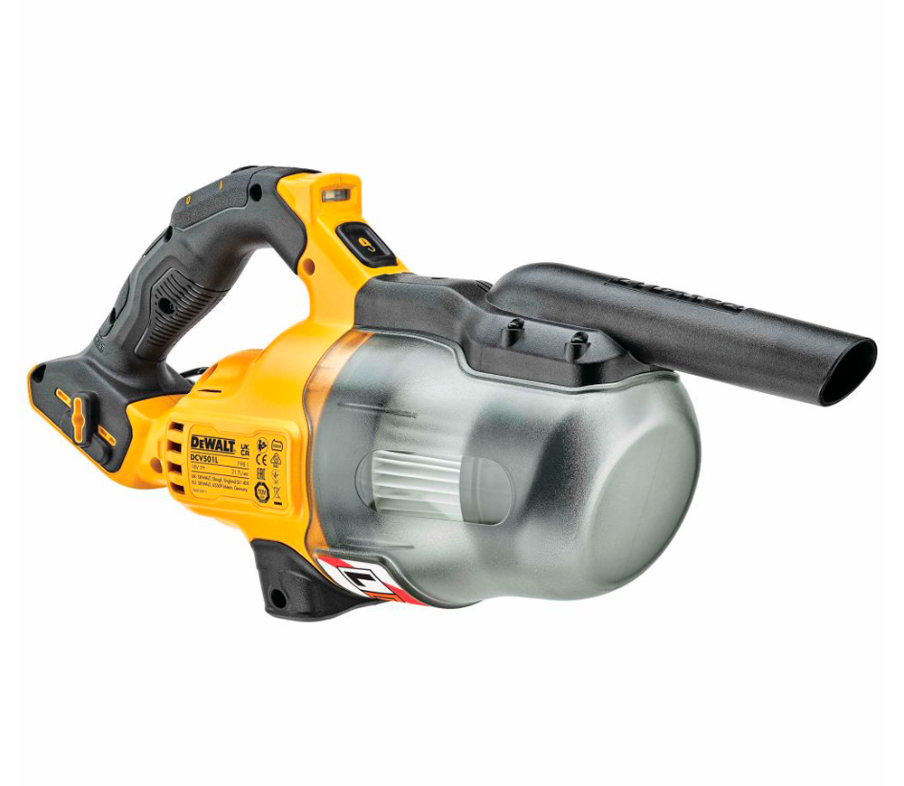 Пылесос промышленный аккумуляторный (без АКБ) DEWALT DCV501LN  18В 0.75л photo 4