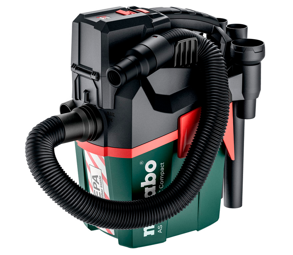 Aspirator industrial fără fir (fără bat) METABO AS 18 HEPA PC 120mbar 6L photo
