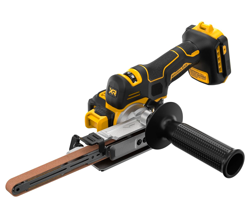Шлифмашина ленточная аккум. (без АКБ) DEWALT DCM200NT-XJ  13 мм photo 3