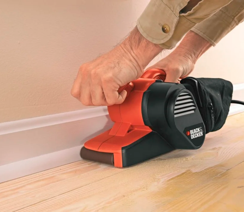 Шлифмашина ленточная BLACK&DECKER KA86-QS 720вт 75 мм photo 5
