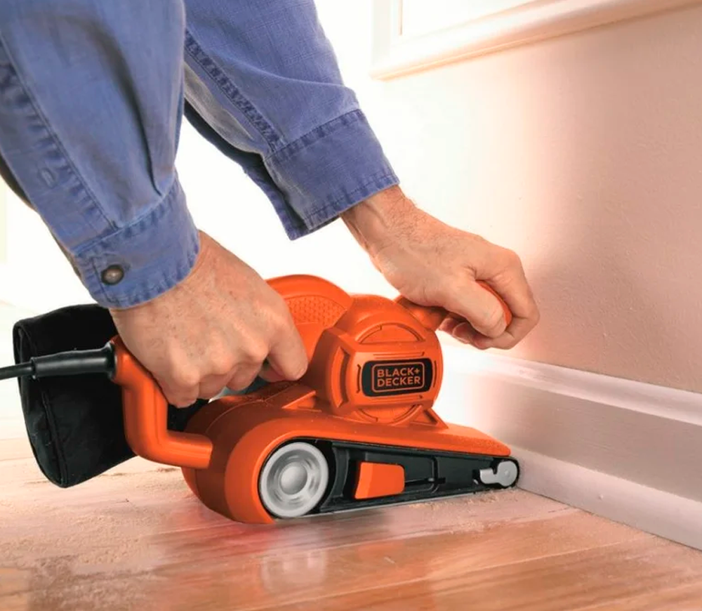Шлифмашина ленточная BLACK&DECKER KA86-QS 720вт 75 мм photo 8