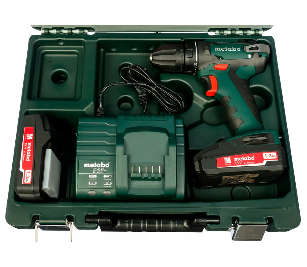 Mașină de înșurubat cu acumulator METABO BS 18 18V 1.3Ah photo 4