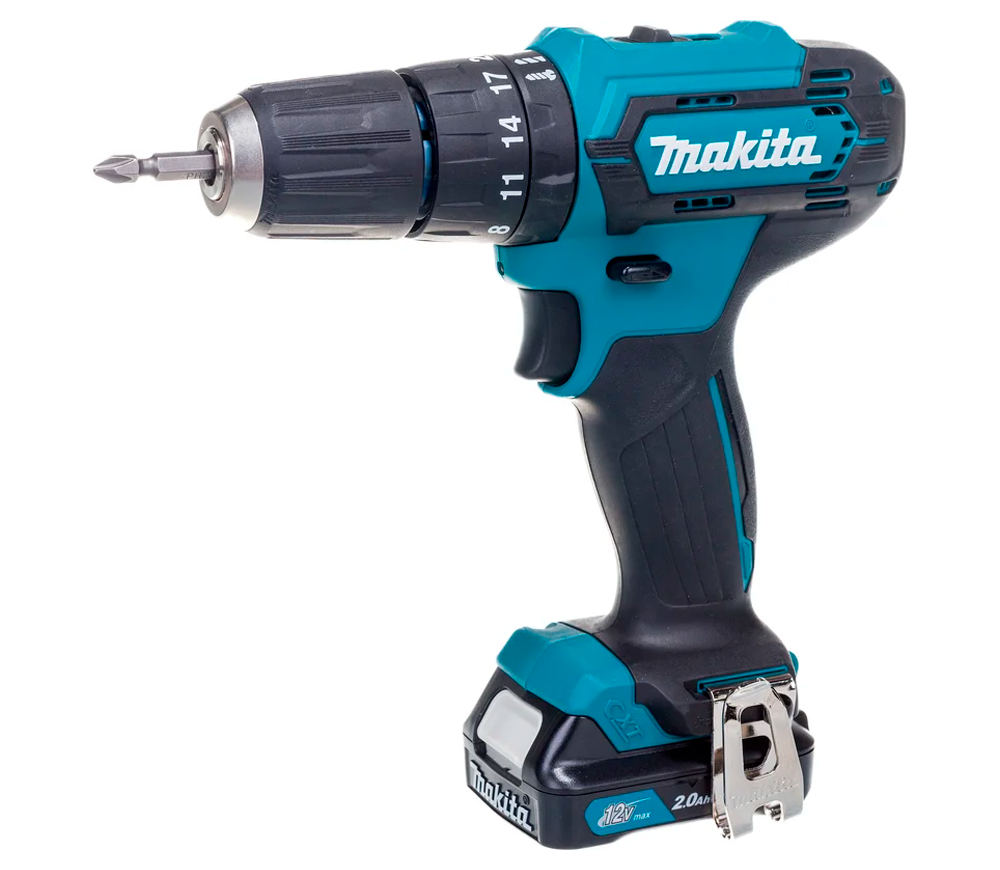 Шуруповёрт аккумуляторный MAKITA HP333DWAE 12В 2x2Ач photo 1