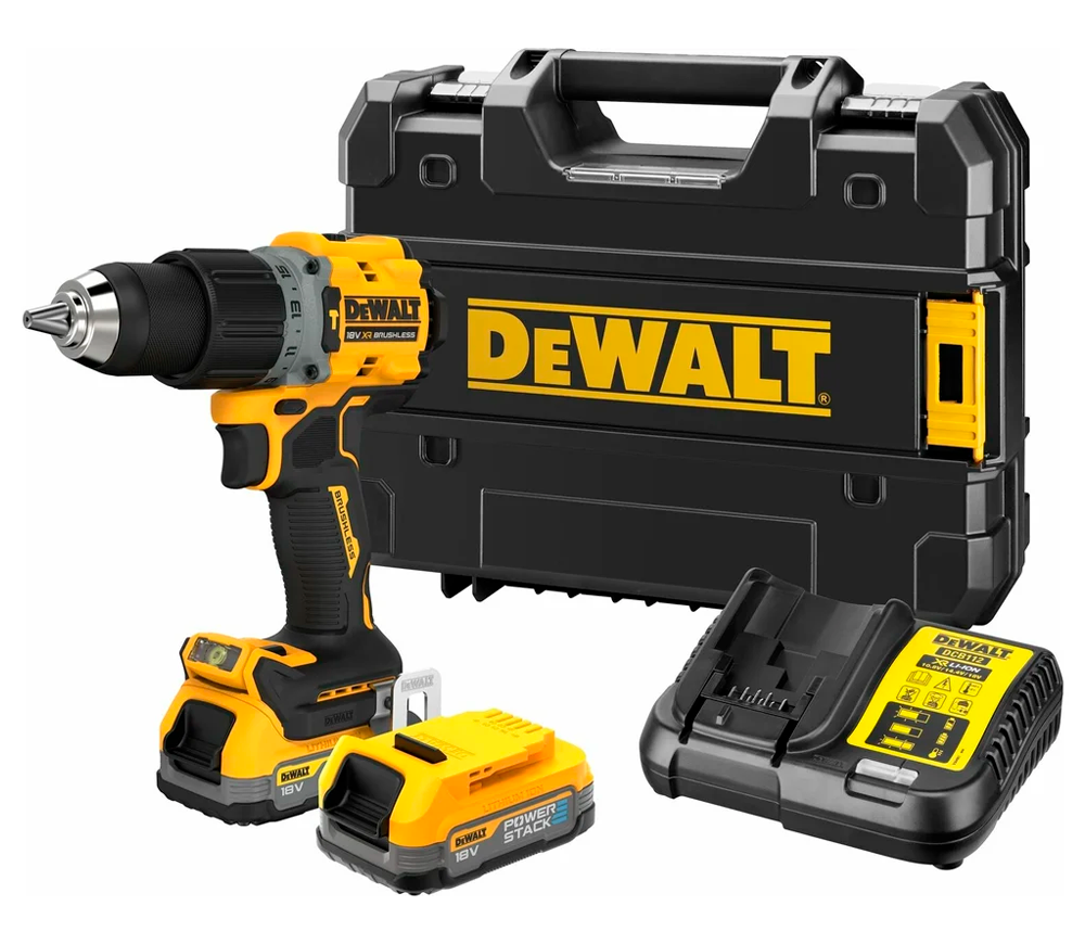 Шуруповёрт аккумуляторный DEWALT DCD805E2T-QW 18В 1.7Ач photo