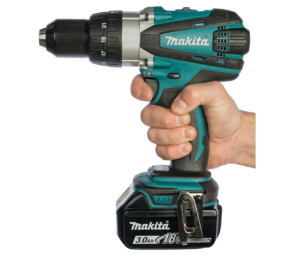 Шуруповёрт аккумуляторный MAKITA DHP458RFJ 18В 3Ач photo 2