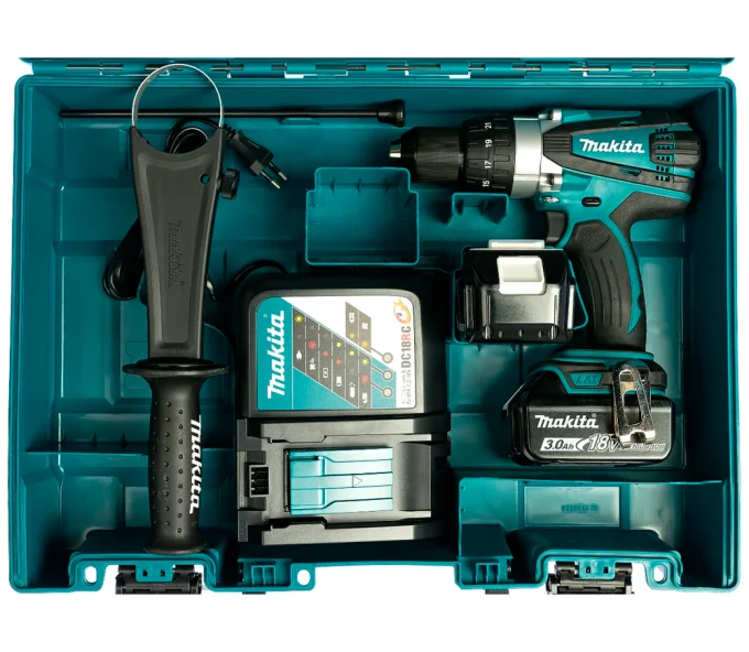 Mașină de înșurubat cu acumulator MAKITA DHP458RFJ 18V 3Ah-5