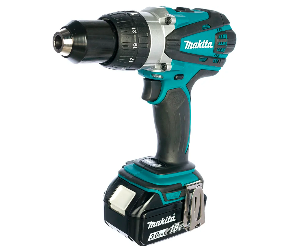 Шуруповёрт аккумуляторный MAKITA DHP458RFJ 18В 3Ач photo