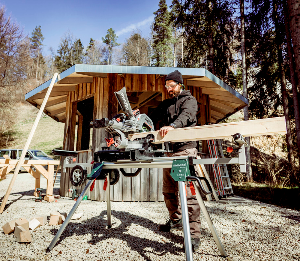 Fierăstrău  circular staționar fără fir (fără bat) METABO KGS 18 LTX BL 305 18V 305mm photo 3