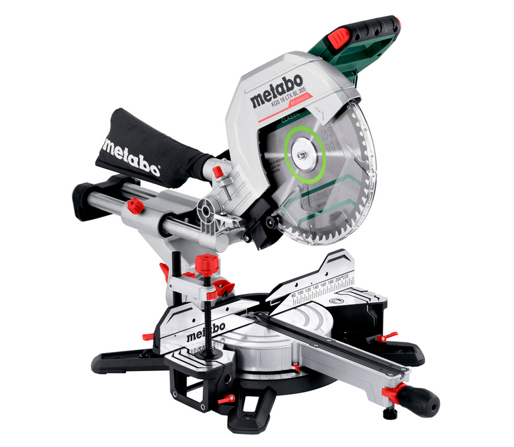 Fierăstrău  circular staționar fără fir (fără bat) METABO KGS 18 LTX BL 305 18V 305mm photo