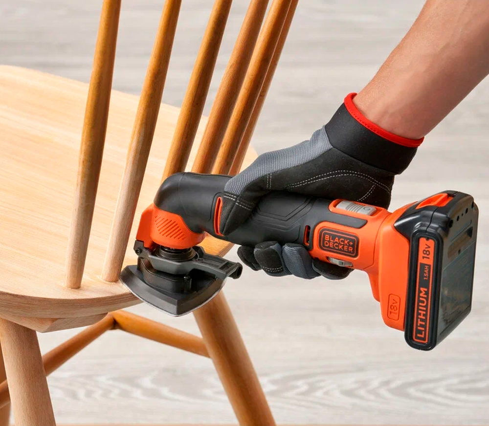 Uneltă multifuncțională fără fir (fără bat) BLACK&DECKER BDCOS18N  20V 18000osc/min photo 5