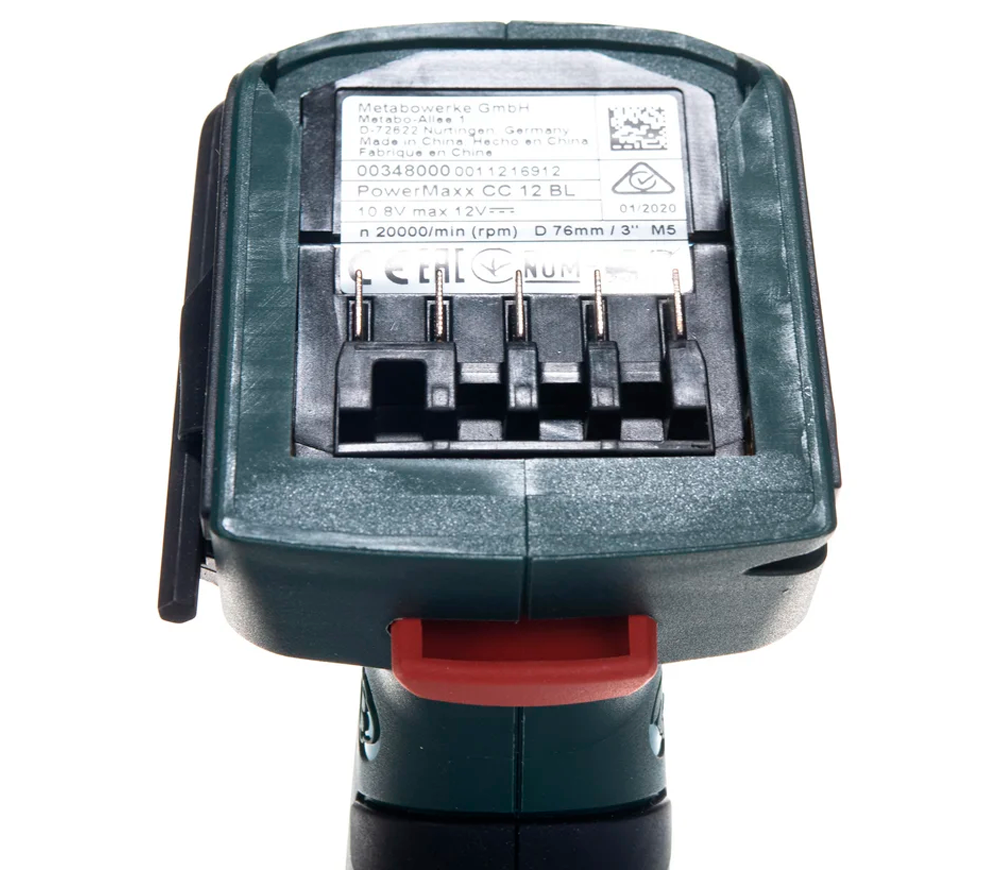 Polizor unghiular cu acumulator (fără bat) METABO 600348850 76mm 12V photo 4