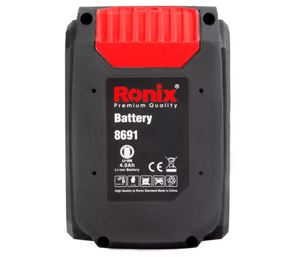 Аккумулятор RONIX 8691 Слайдер 20В 4Ач photo 4
