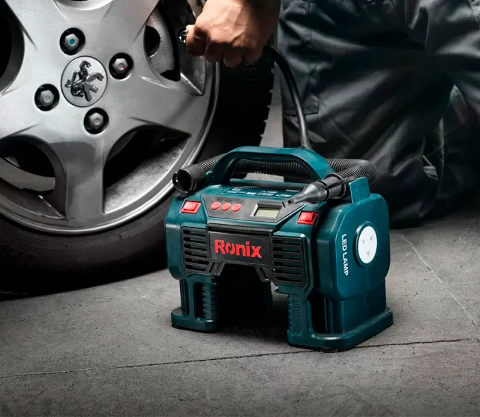 Автокомпрессор RONIX RH-4260 12В 11бар 360л/мин-9