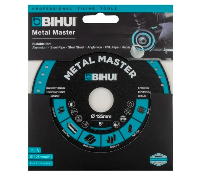 Disc de tăiat abraziv BIHUI DSBC125 125mm 1.4mm-4