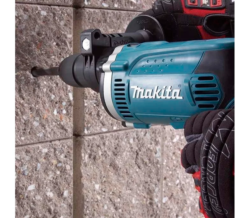 Mașină de găurit cu percutie MAKITA HP1631 710w photo 2