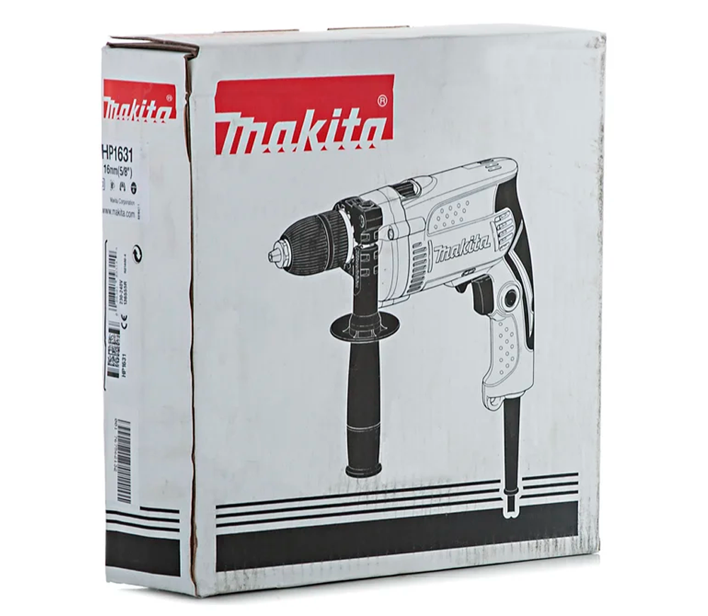 Mașină de găurit cu percutie MAKITA HP1631 710w photo 3