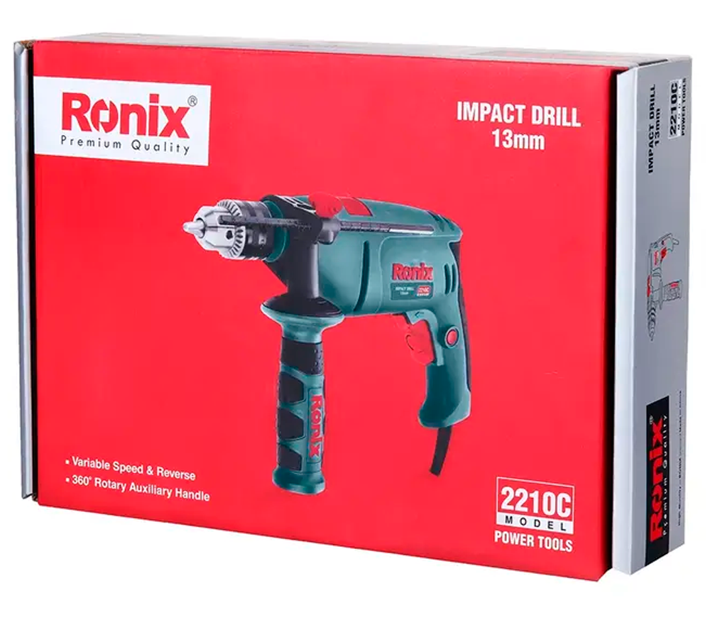 Mașină de găurit cu percutie RONIX 2210C 810w photo 6