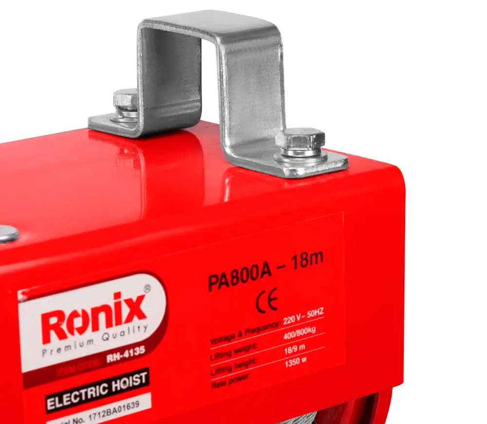 Troliu electric RONIX RH-4135 800kg 18m photo 4
