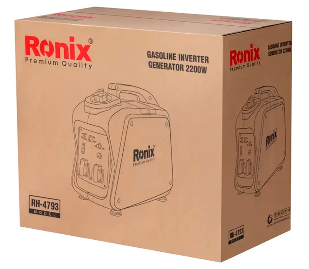 Электрогенератор RONIX RH-4793 2.2квт Бензин Инвертор-10