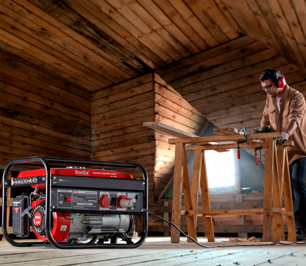 Generator electric RONIX RH-4705 3.2kw Benzină AVR photo 11