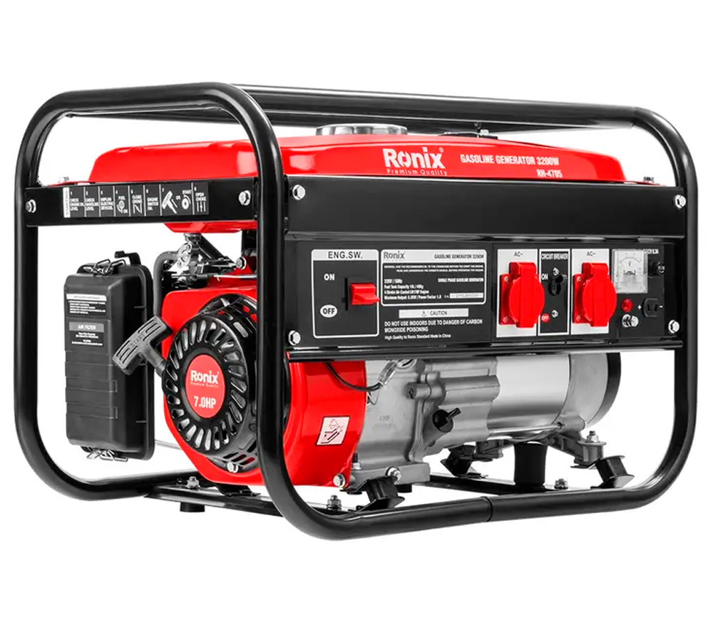 Generator electric RONIX RH-4705 3.2kw Benzină AVR photo