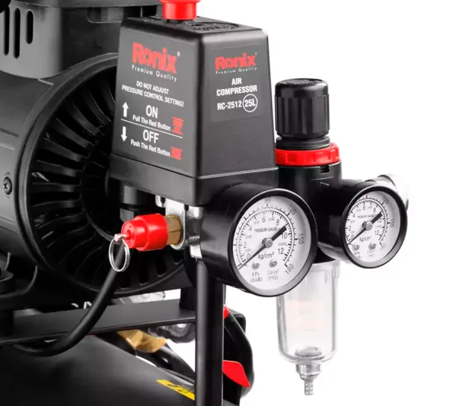 Компрессор безмасляный RONIX RC-2512 100л/мин 25л-9
