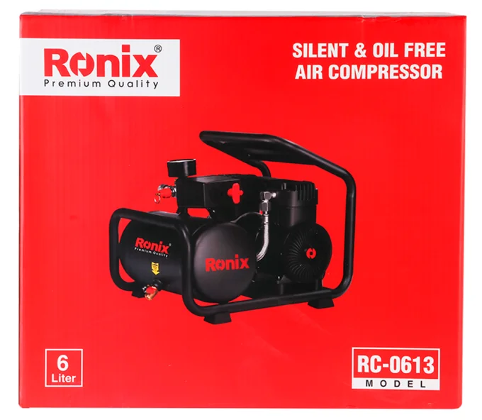 Компрессор безмасляный RONIX RC-0613 100л/мин 6л-6