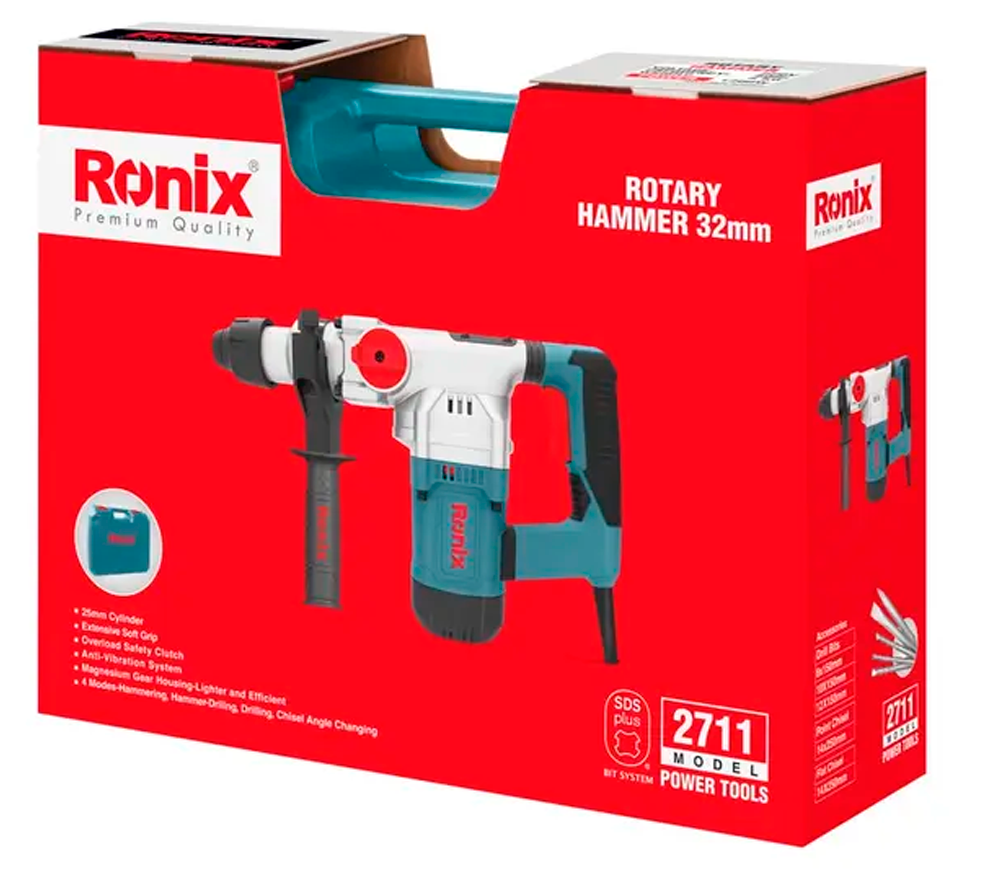 Перфоратор RONIX 2711 1200вт SDS-Plus photo 2