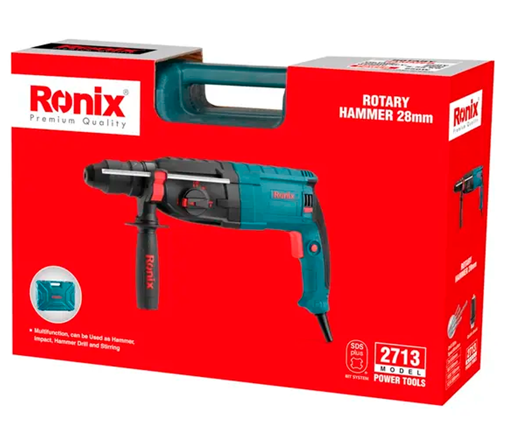 Перфоратор RONIX 2713 850вт SDS-Plus/Быстрозажимной photo 2