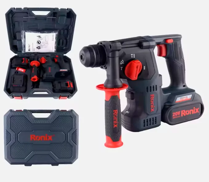 Ciocan rotopercutor cu acumulator RONIX 8911K 1.7J 20V 4Ah-3
