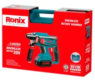 Ciocan rotopercutor cu acumulator RONIX 8910K 2.2J 20V 4Ah-9