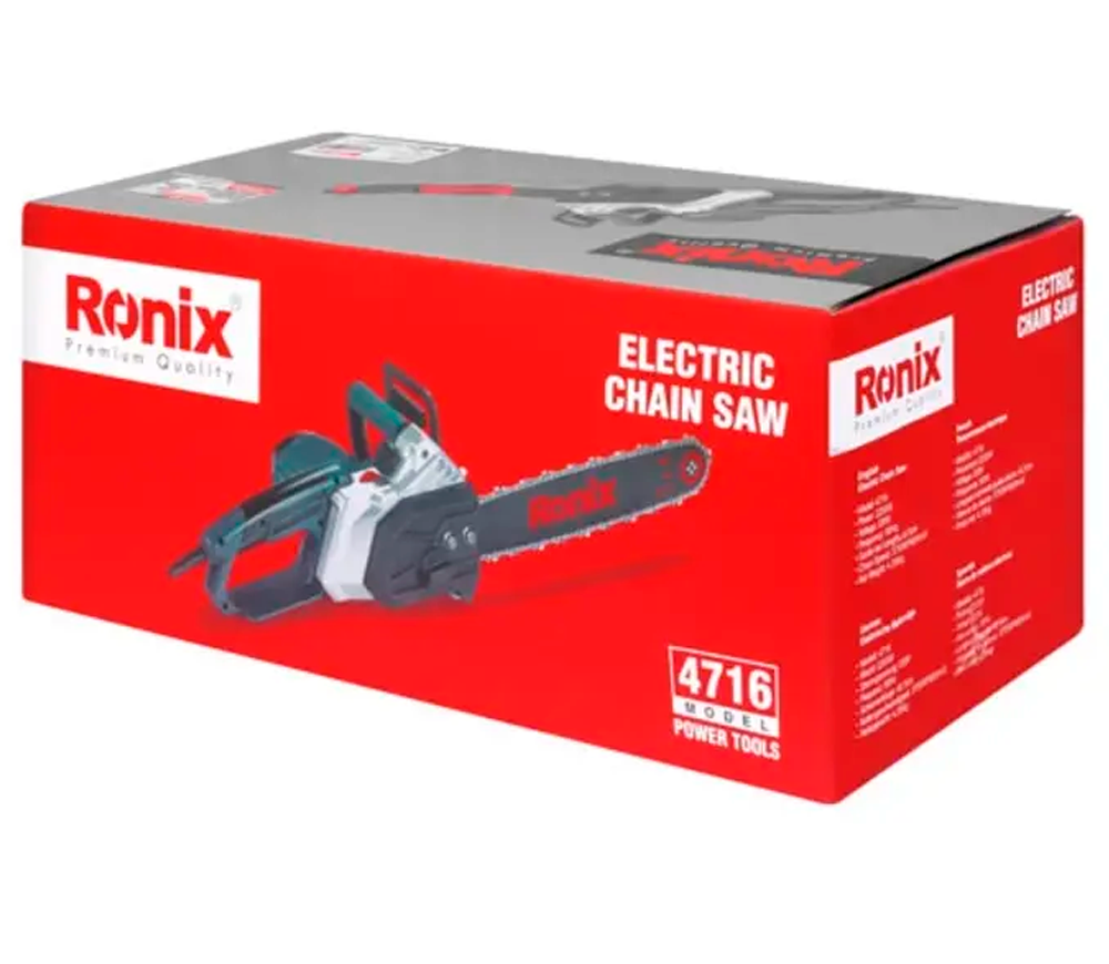 Цепная пила электрическая RONIX 4716 2200вт 400мм photo 8