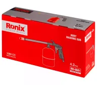 Промывочный пневмопистолет RONIX RH-6601 1л  3бар-9