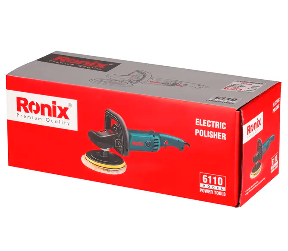 Шлифмашина  полировальная RONIX 6110 1200вт 180мм photo 1